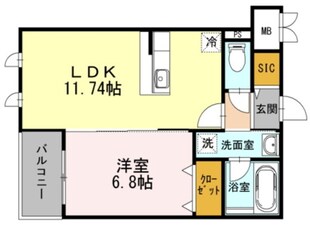 メルベイユ浜田山の物件間取画像